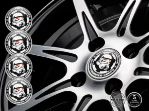 Wheel Decal Design Custom Silicone Badge